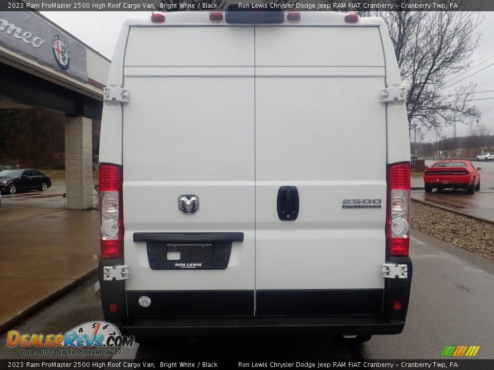 2023 Ram ProMaster 2500 High Roof Cargo Van Bright White / Black Photo #3