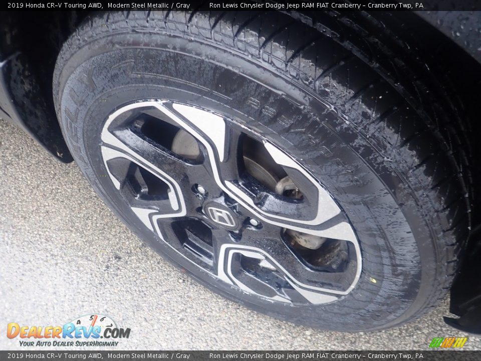 2019 Honda CR-V Touring AWD Modern Steel Metallic / Gray Photo #9