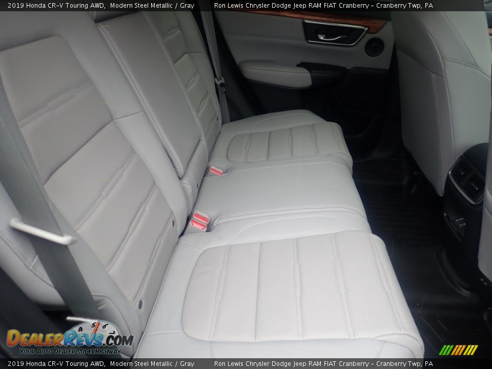 2019 Honda CR-V Touring AWD Modern Steel Metallic / Gray Photo #11