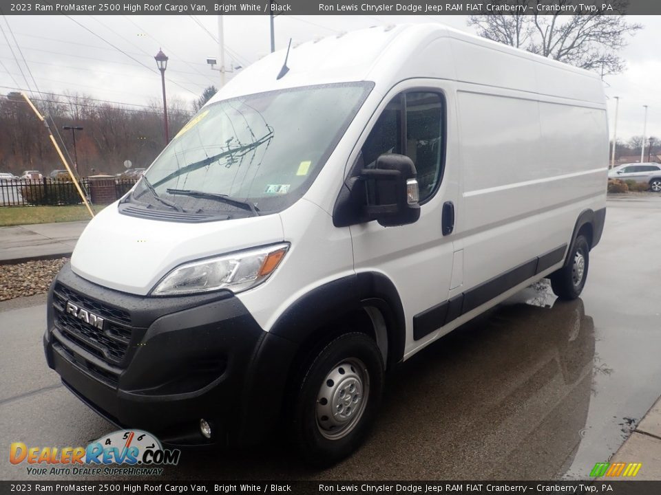 Front 3/4 View of 2023 Ram ProMaster 2500 High Roof Cargo Van Photo #6