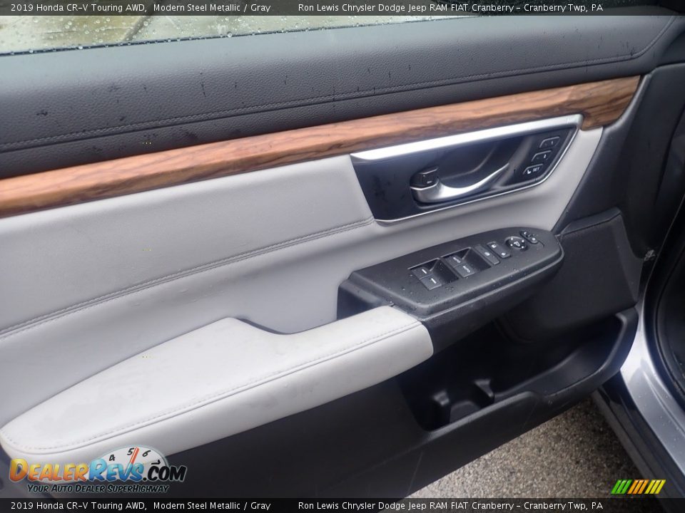 2019 Honda CR-V Touring AWD Modern Steel Metallic / Gray Photo #15