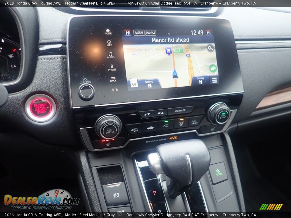 2019 Honda CR-V Touring AWD Modern Steel Metallic / Gray Photo #17