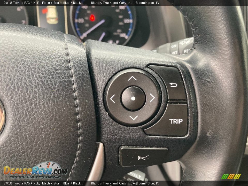 2018 Toyota RAV4 XLE Electric Storm Blue / Black Photo #10