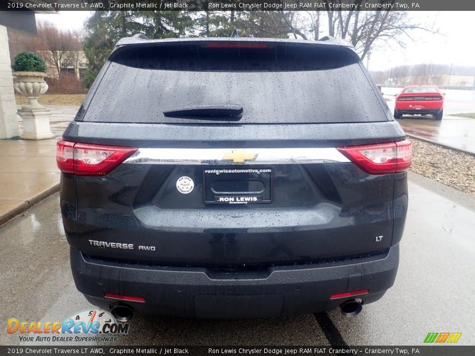 2019 Chevrolet Traverse LT AWD Graphite Metallic / Jet Black Photo #3