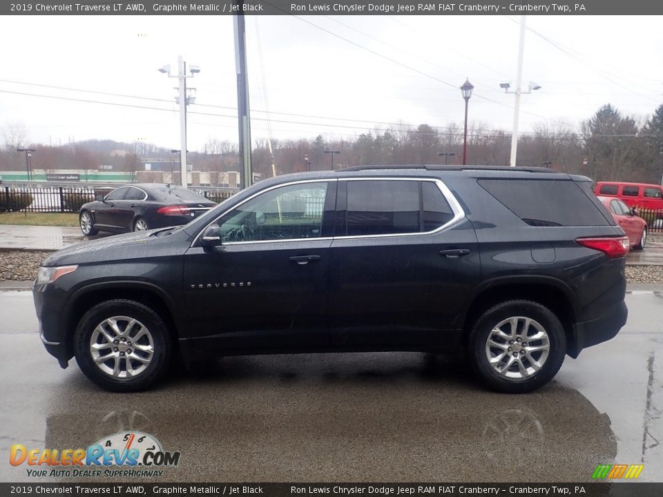 2019 Chevrolet Traverse LT AWD Graphite Metallic / Jet Black Photo #5