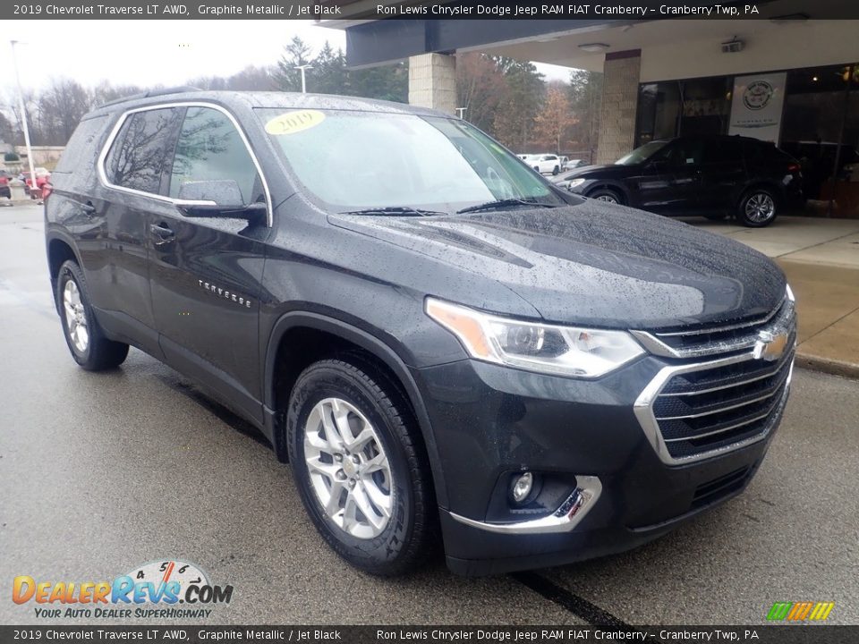 2019 Chevrolet Traverse LT AWD Graphite Metallic / Jet Black Photo #8