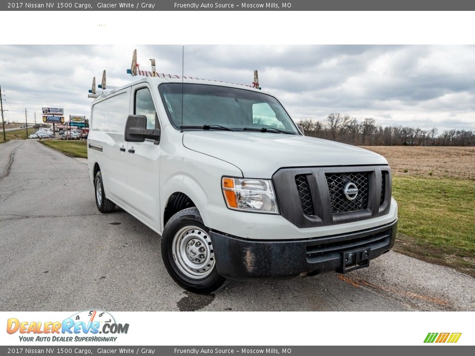 2017 Nissan NV 1500 Cargo Glacier White / Gray Photo #1