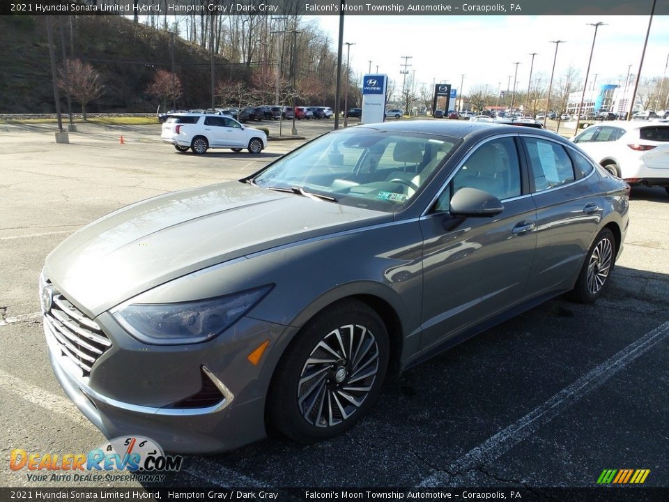 2021 Hyundai Sonata Limited Hybrid Hampton Gray / Dark Gray Photo #1