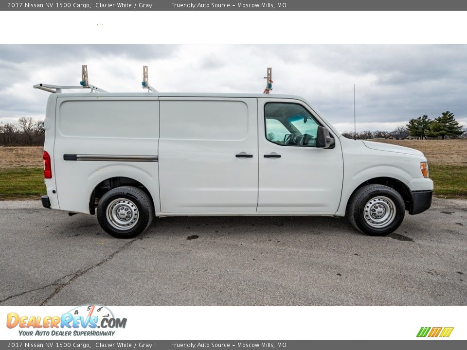 2017 Nissan NV 1500 Cargo Glacier White / Gray Photo #3