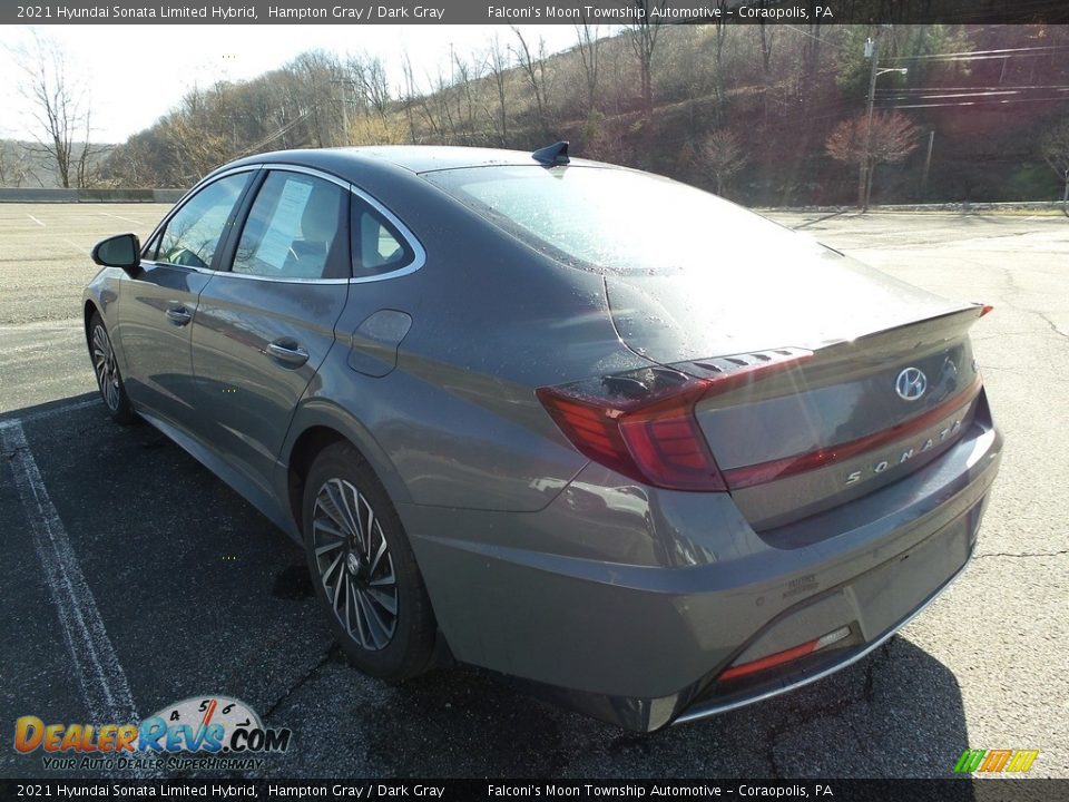 2021 Hyundai Sonata Limited Hybrid Hampton Gray / Dark Gray Photo #2