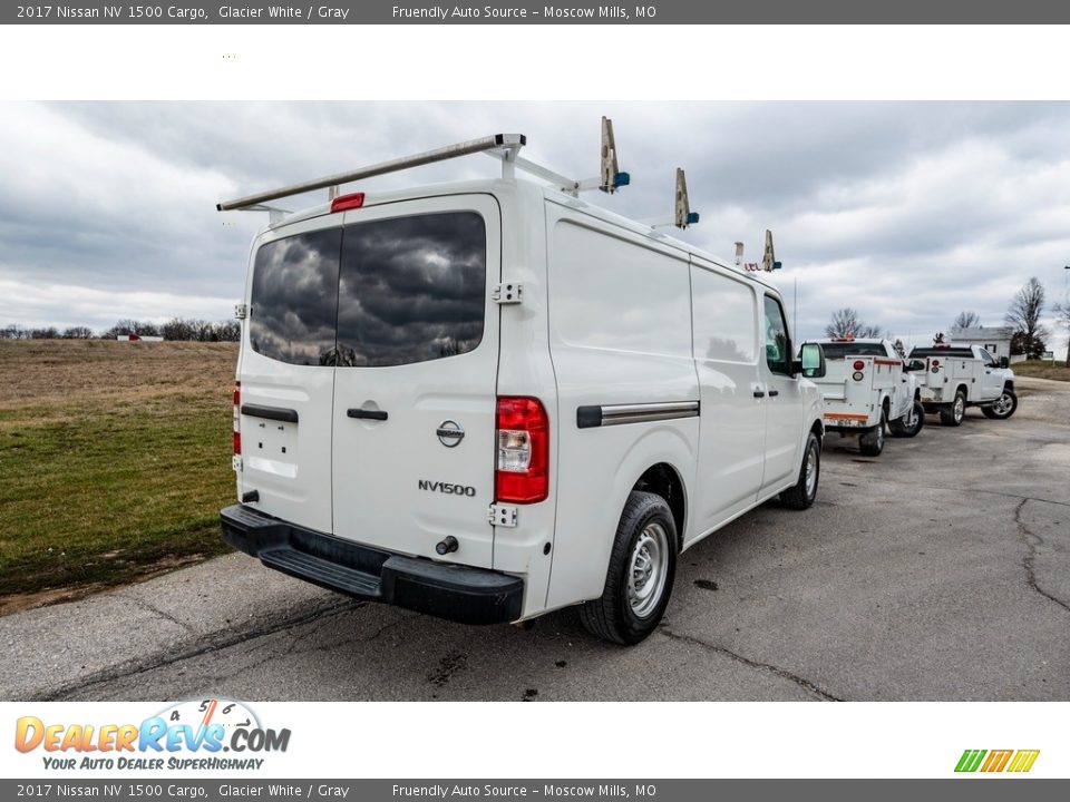 2017 Nissan NV 1500 Cargo Glacier White / Gray Photo #4