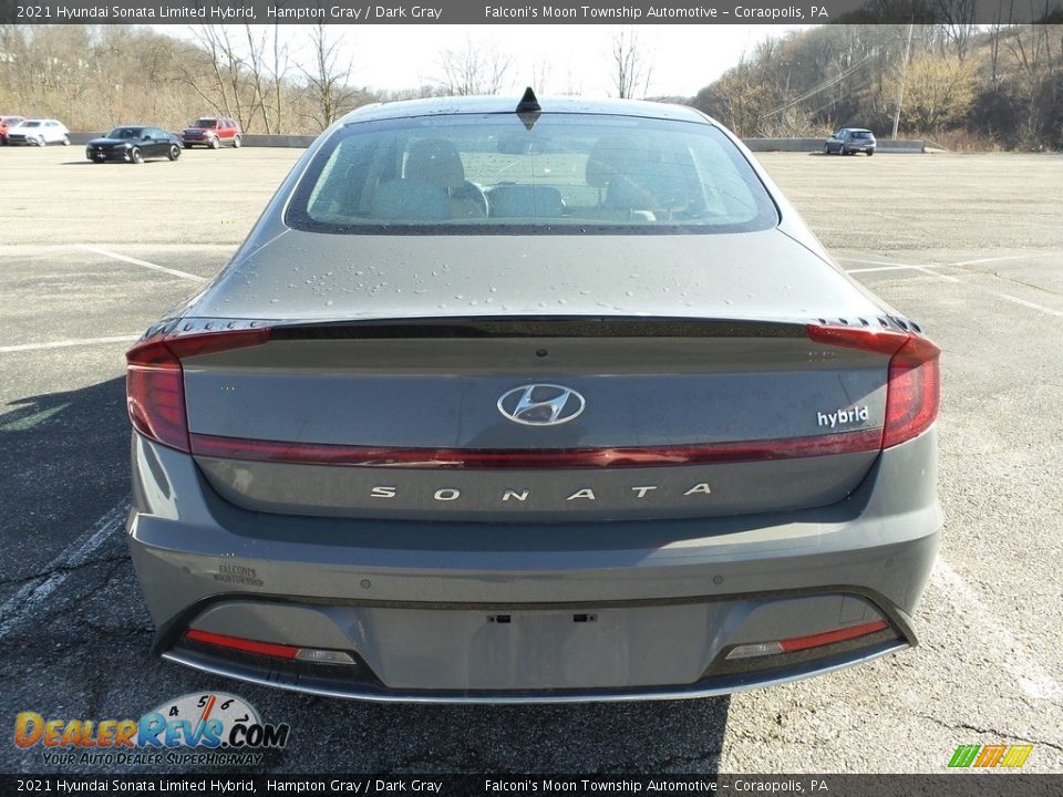 2021 Hyundai Sonata Limited Hybrid Hampton Gray / Dark Gray Photo #3