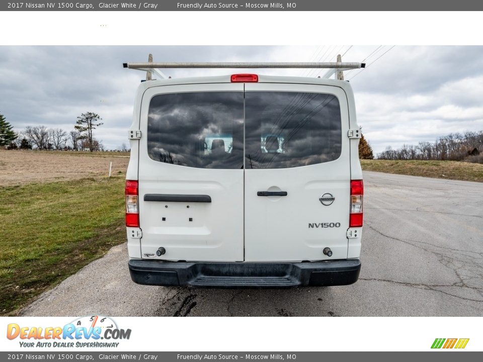 2017 Nissan NV 1500 Cargo Glacier White / Gray Photo #5