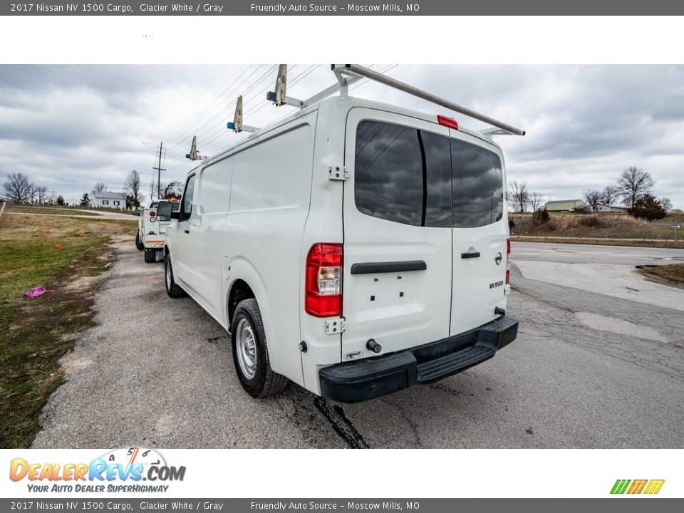 2017 Nissan NV 1500 Cargo Glacier White / Gray Photo #6