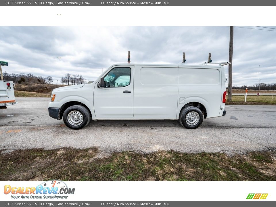 2017 Nissan NV 1500 Cargo Glacier White / Gray Photo #7