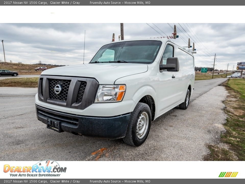 2017 Nissan NV 1500 Cargo Glacier White / Gray Photo #8