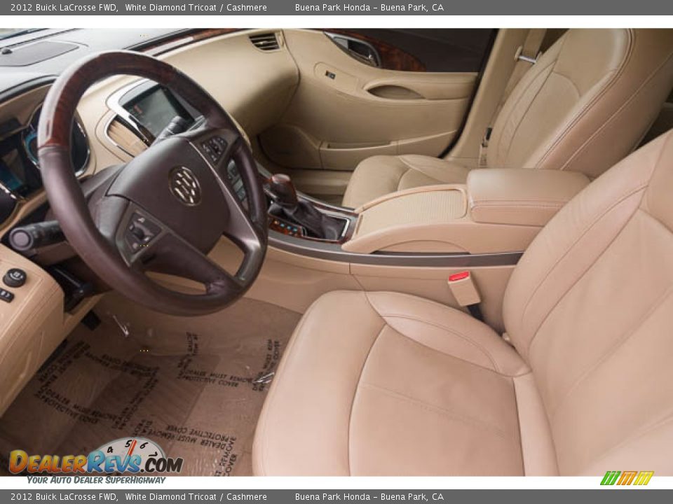 2012 Buick LaCrosse FWD White Diamond Tricoat / Cashmere Photo #3