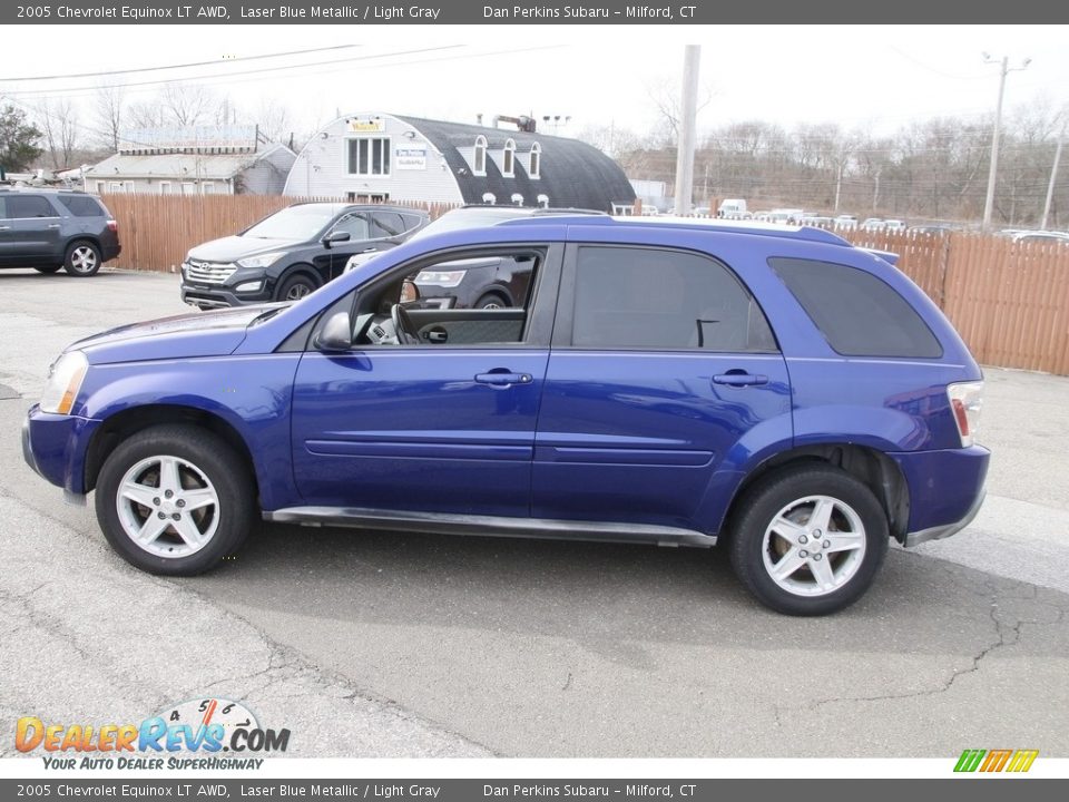 2005 Chevrolet Equinox LT AWD Laser Blue Metallic / Light Gray Photo #8