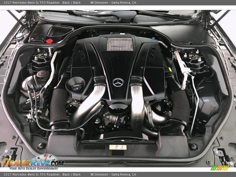 2017 Mercedes-Benz SL 550 Roadster 4.7 Liter DI biturbo DOHC 32-Valve VVT V8 Engine Photo #9