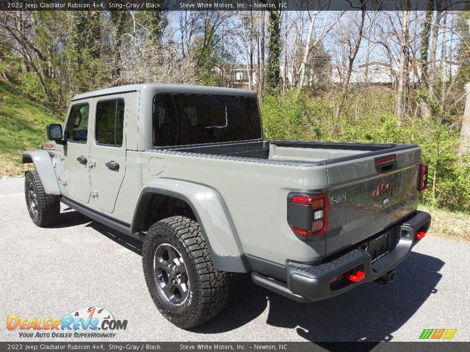 2023 Jeep Gladiator Rubicon 4x4 Sting-Gray / Black Photo #9