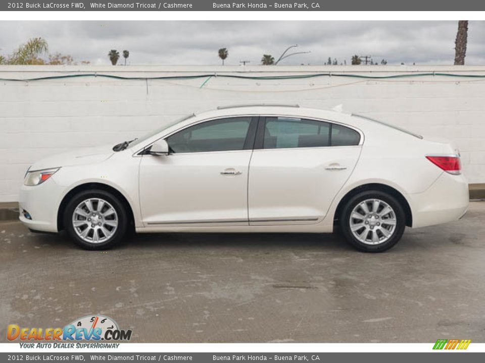 White Diamond Tricoat 2012 Buick LaCrosse FWD Photo #8