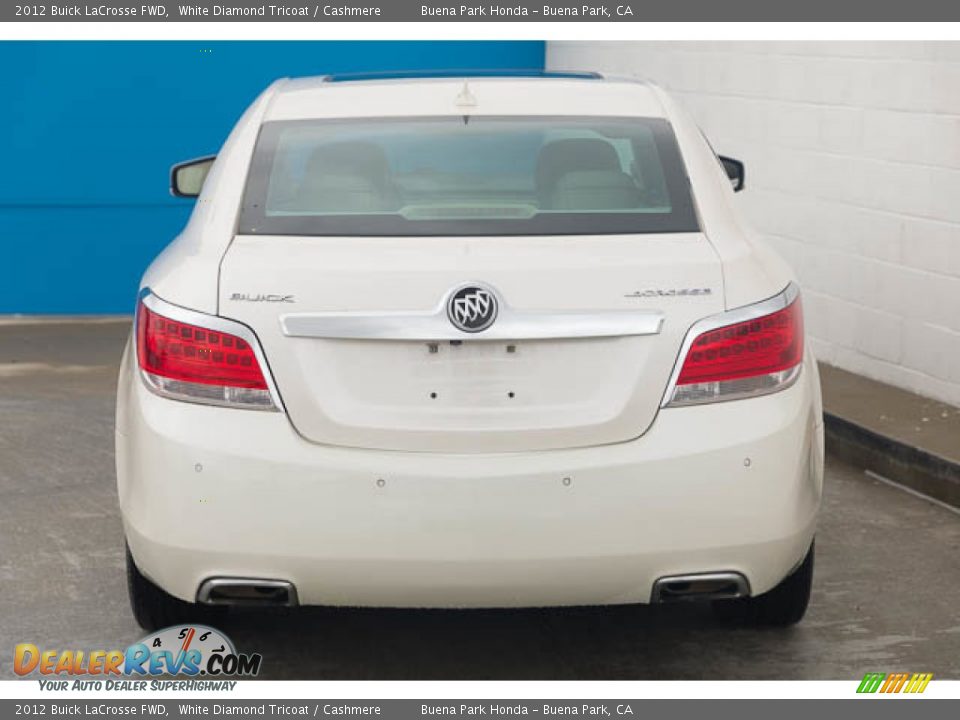 2012 Buick LaCrosse FWD White Diamond Tricoat / Cashmere Photo #9