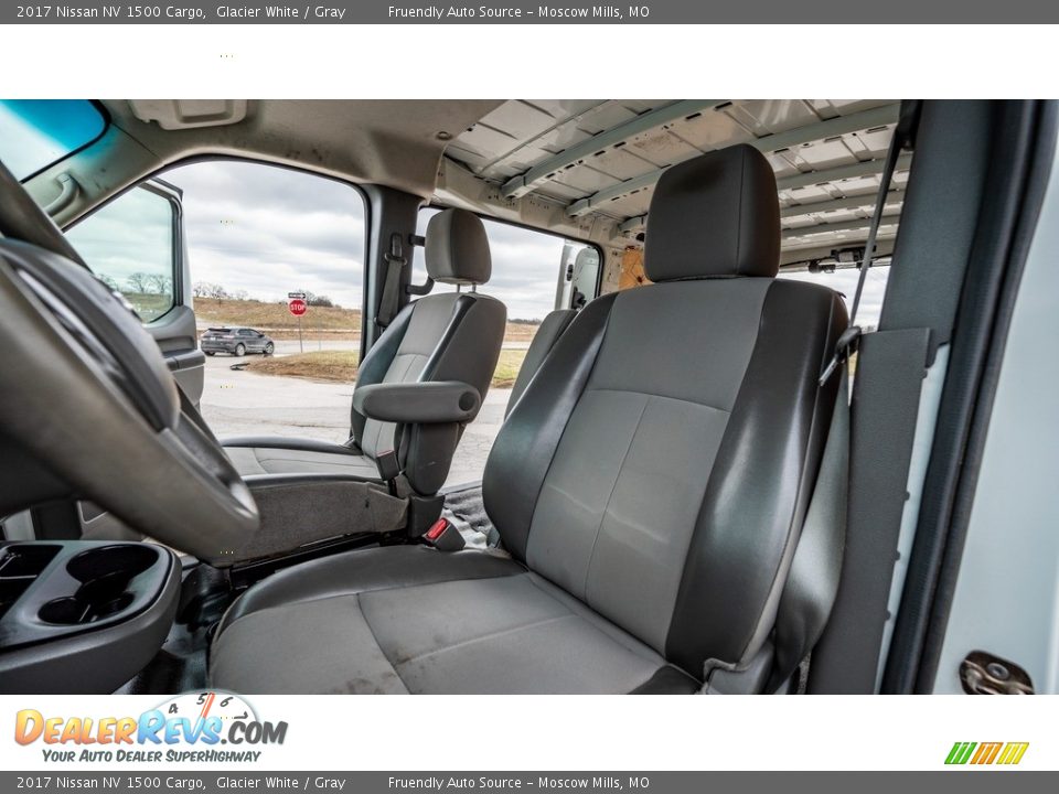 2017 Nissan NV 1500 Cargo Glacier White / Gray Photo #17