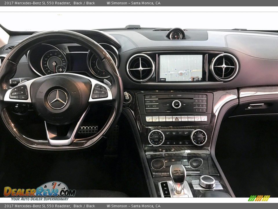 Dashboard of 2017 Mercedes-Benz SL 550 Roadster Photo #15