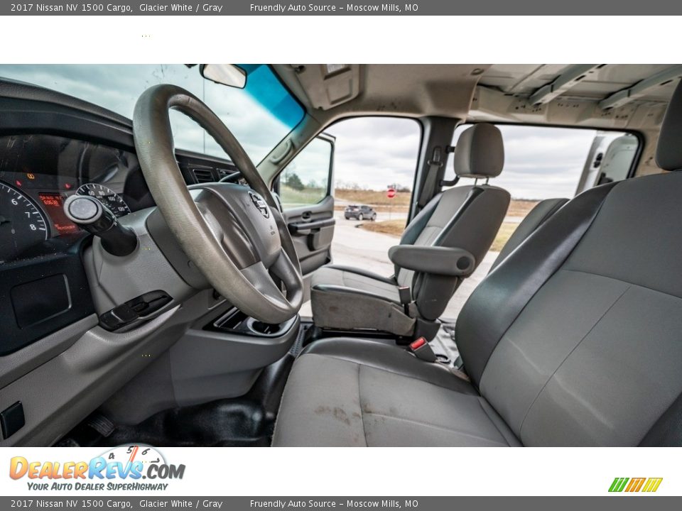 2017 Nissan NV 1500 Cargo Glacier White / Gray Photo #18