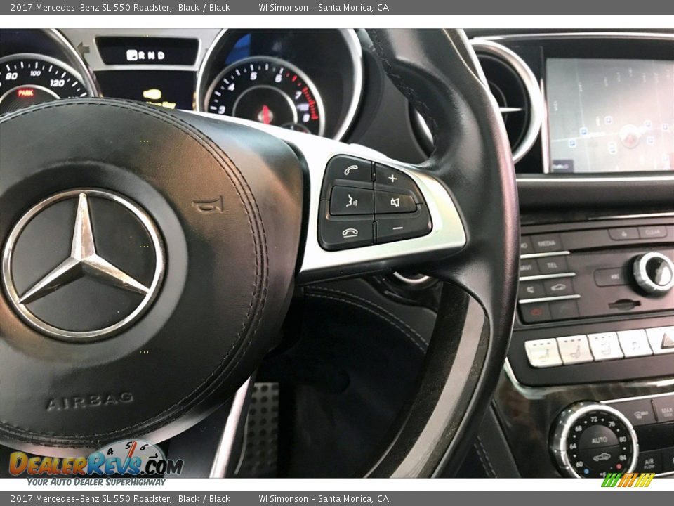 2017 Mercedes-Benz SL 550 Roadster Steering Wheel Photo #17