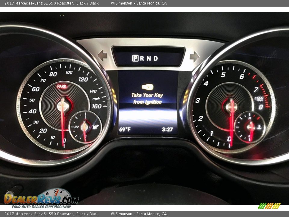 2017 Mercedes-Benz SL 550 Roadster Gauges Photo #18