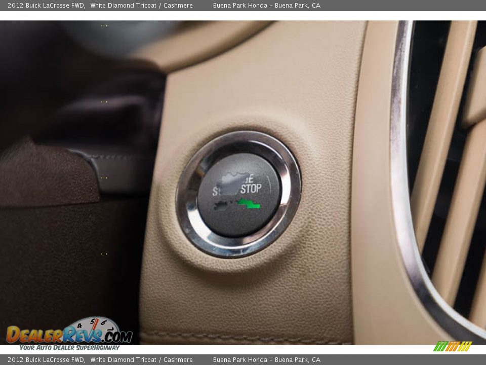 2012 Buick LaCrosse FWD White Diamond Tricoat / Cashmere Photo #16