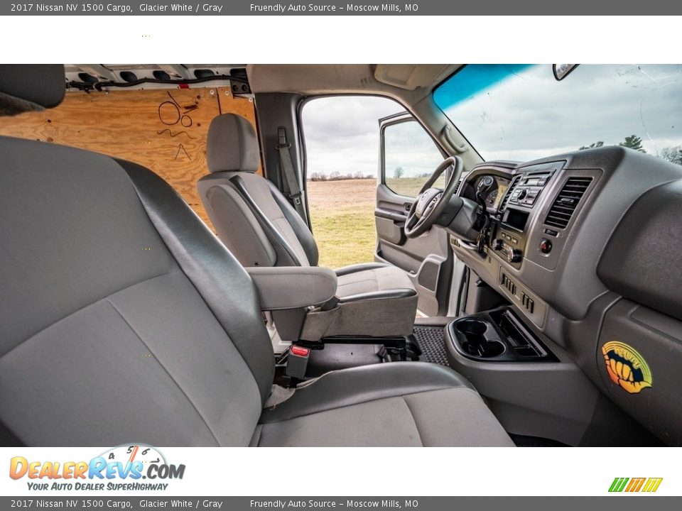 2017 Nissan NV 1500 Cargo Glacier White / Gray Photo #25