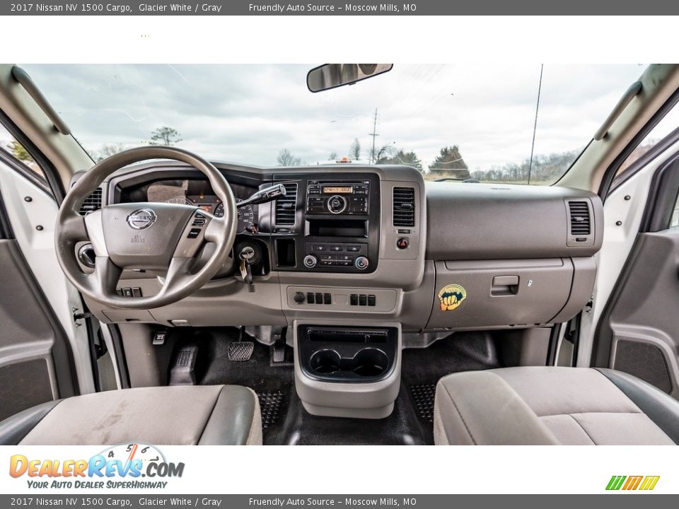 2017 Nissan NV 1500 Cargo Glacier White / Gray Photo #27