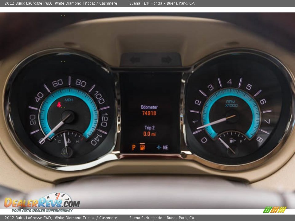 2012 Buick LaCrosse FWD Gauges Photo #28