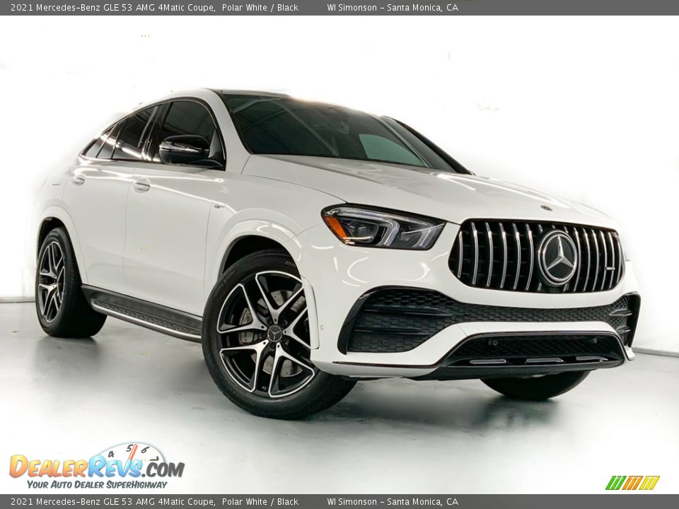 2021 Mercedes-Benz GLE 53 AMG 4Matic Coupe Polar White / Black Photo #2