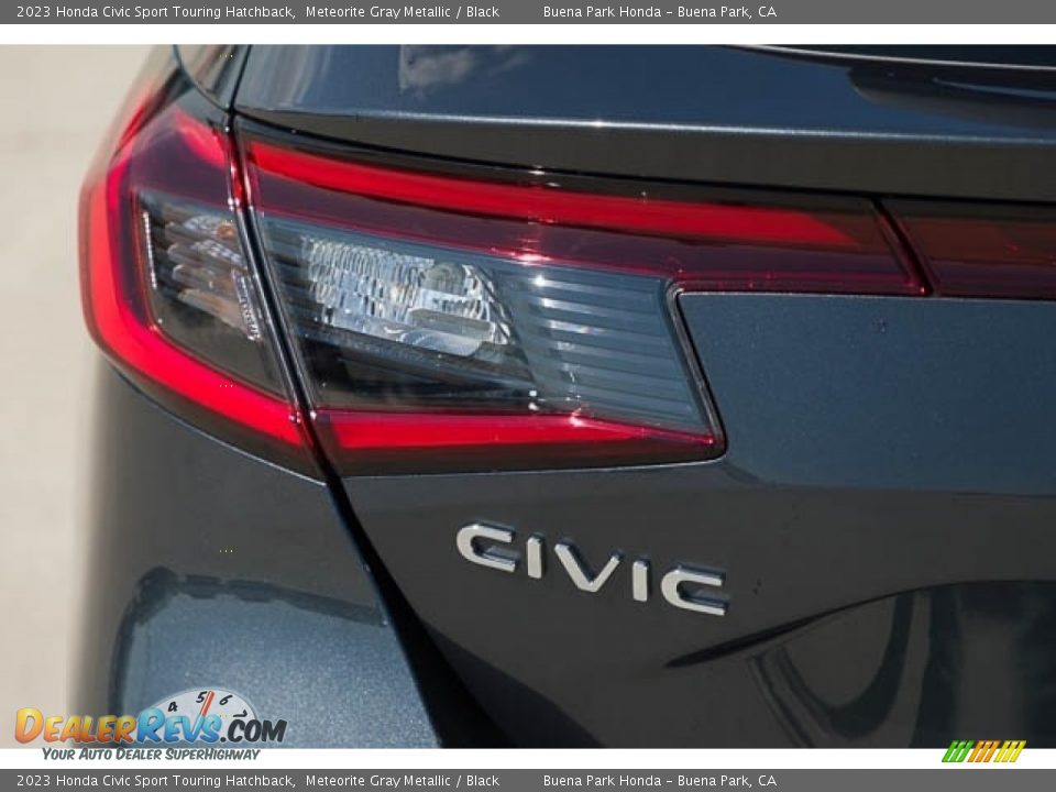 2023 Honda Civic Sport Touring Hatchback Meteorite Gray Metallic / Black Photo #6