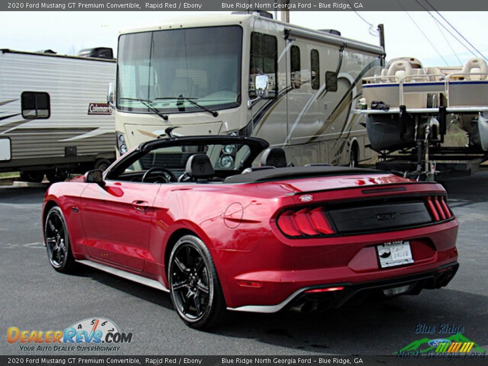 2020 Ford Mustang GT Premium Convertible Rapid Red / Ebony Photo #3