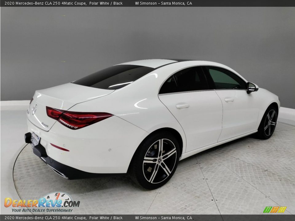 2020 Mercedes-Benz CLA 250 4Matic Coupe Polar White / Black Photo #6