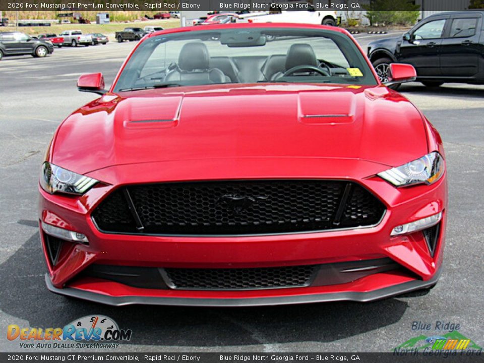 2020 Ford Mustang GT Premium Convertible Rapid Red / Ebony Photo #8