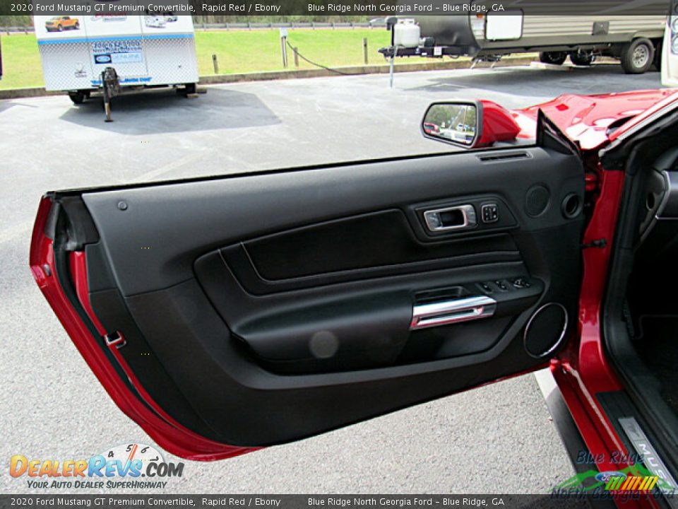 2020 Ford Mustang GT Premium Convertible Rapid Red / Ebony Photo #10