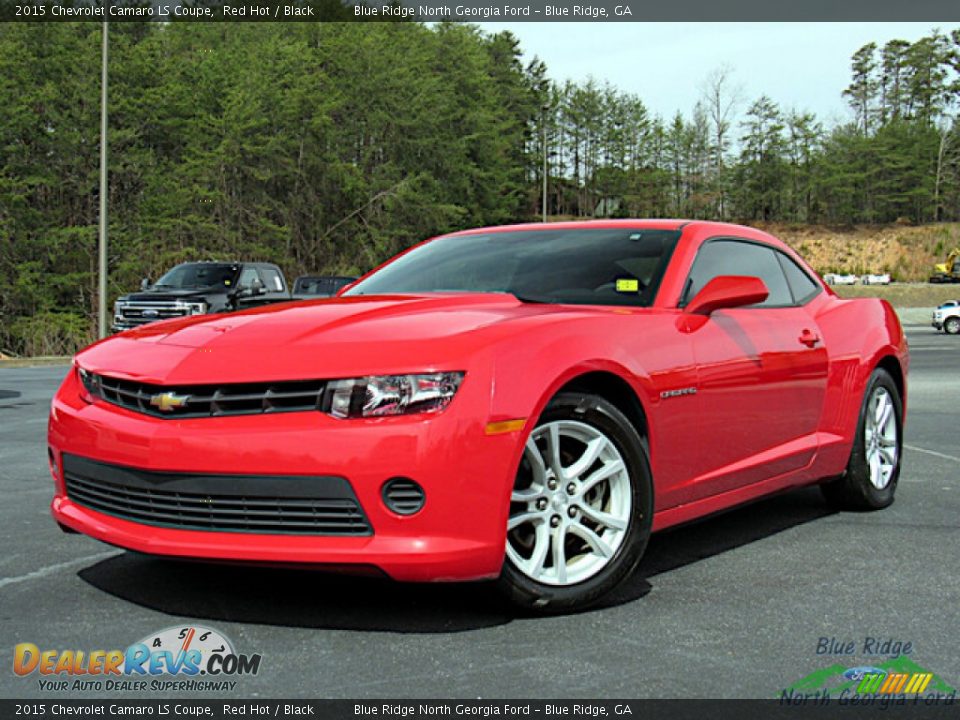 2015 Chevrolet Camaro LS Coupe Red Hot / Black Photo #1