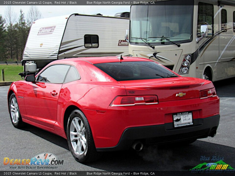 2015 Chevrolet Camaro LS Coupe Red Hot / Black Photo #3