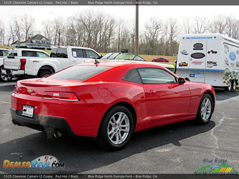 2015 Chevrolet Camaro LS Coupe Red Hot / Black Photo #5