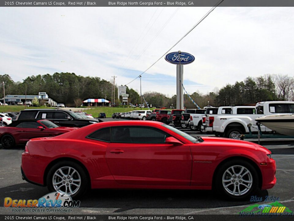 2015 Chevrolet Camaro LS Coupe Red Hot / Black Photo #6