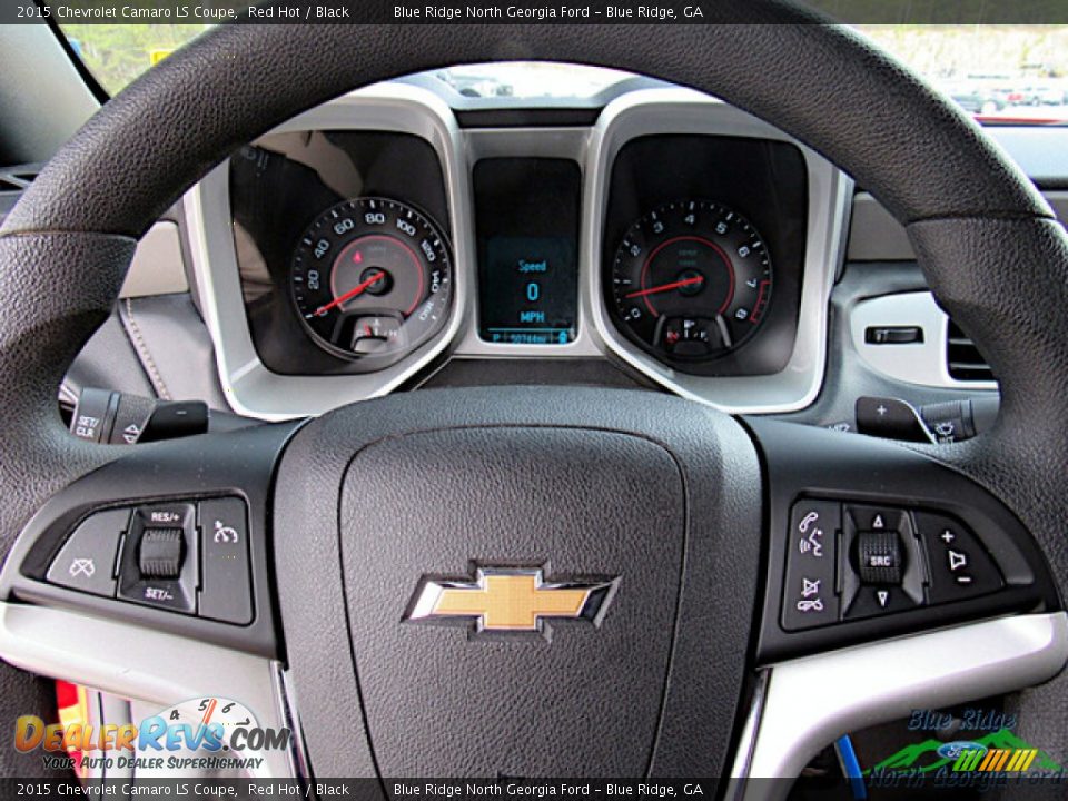 2015 Chevrolet Camaro LS Coupe Red Hot / Black Photo #16