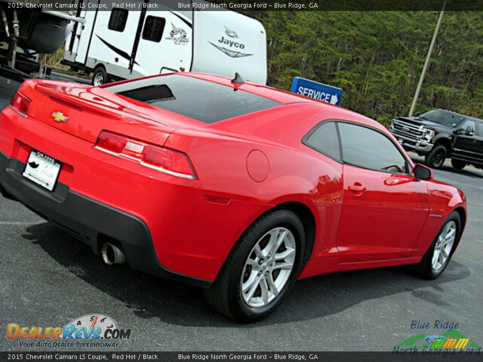 2015 Chevrolet Camaro LS Coupe Red Hot / Black Photo #22
