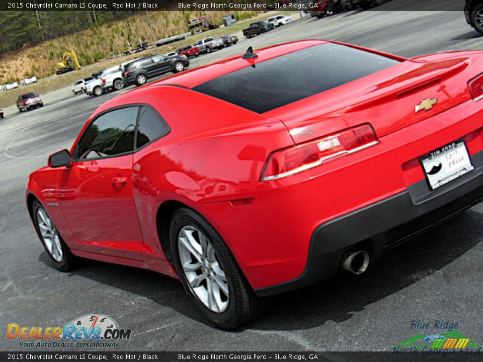 2015 Chevrolet Camaro LS Coupe Red Hot / Black Photo #23