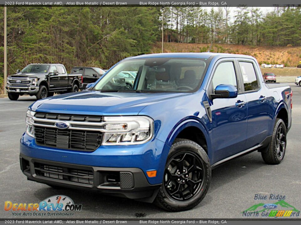 Front 3/4 View of 2023 Ford Maverick Lariat AWD Photo #1