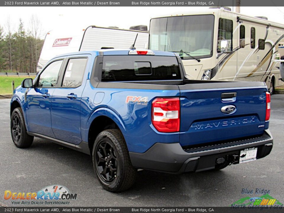 Atlas Blue Metallic 2023 Ford Maverick Lariat AWD Photo #3